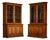 Large Antique English Oak Glazed Bookcase Cabinet, 1880 For Sale
