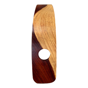 1990s Handmade African Blackwood Gravity Floating Wine Holder