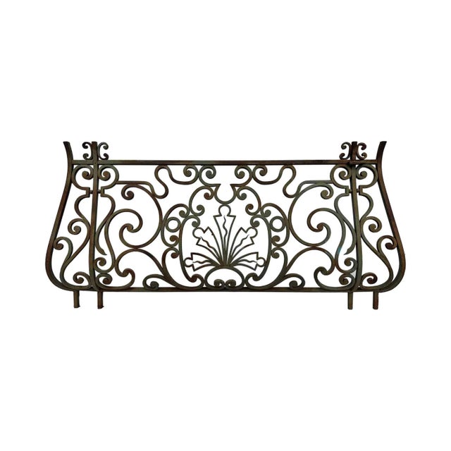 Balcony Antique Wrought Iron Beaux Arts Style For Sale In New York - Image 6 of 6