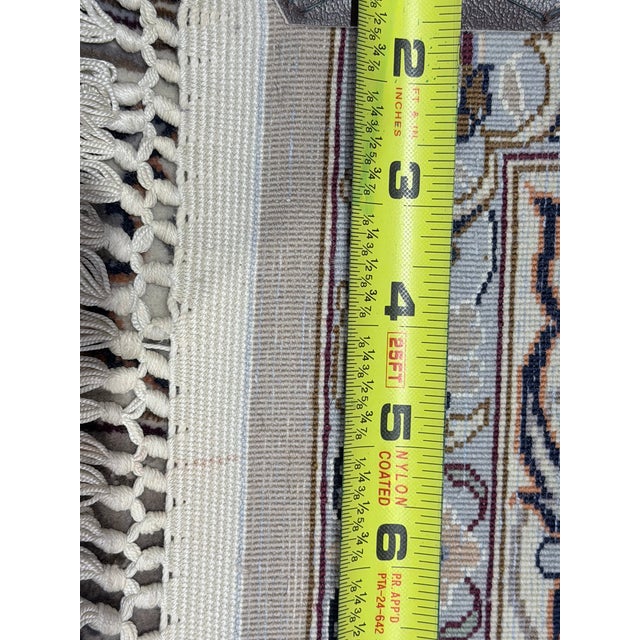 Textile Pasargad Beige Persian Isfahan Silk & Wool For Sale - Image 7 of 18