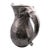 Vintage Arthur Court 1980 Cast Aluminum Elephant Embossed Pitcher Jungle Safari Design For Sale