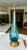 Blue & Clear Seguso Murano Organic Table Lamp For Sale In Palm Springs - Image 6 of 15