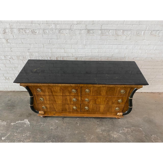 Pulaski Furniture Marble Top Dresser | Chairish
