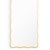 Candice Wavy Scalloped Dressing Room Mirror For Sale - Image 4 of 6