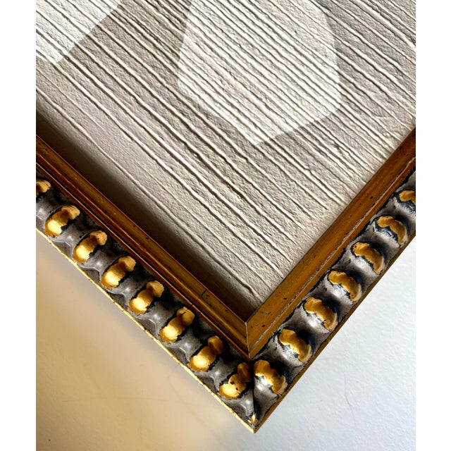 2025 "La Villeggiatura" Abstract Botanical Painting on Canvas by r.k. Red For Sale - Image 4 of 4