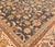Black Antique Persian Sultanabad Botanic Handmade Wool Rug For Sale - Image 8 of 9