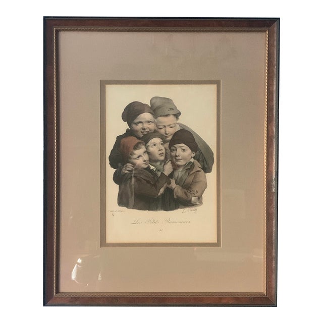 19th Century "Les Petits Ramoneurs (The Little Chimney Sweeps)" After Louis Léopold Boilly, No 49 Print, Framed For Sale