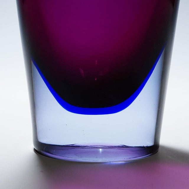 1960s Rare Art Glass Vase by Flavio Poli for Seguso Vetri d'Arte For Sale - Image 5 of 9