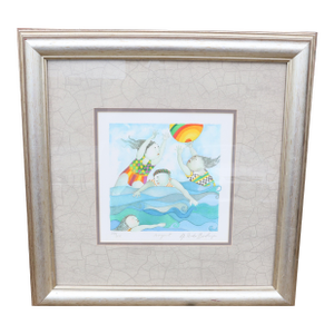 Vintage Graciela Rodo Boulanger Original Hand-Pulled and Signed Lithograph - August