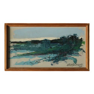 Kurt Losell, Landscape, 1967, Oil on Canvas, Framed For Sale