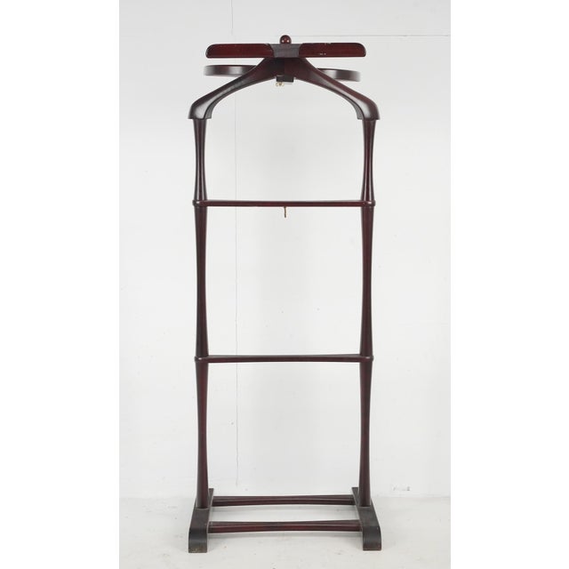 1950s Wood Fitwell Valet Stand Gentleman's Servant For Sale - Image 13 of 15
