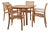 Hi Teak Birmingham Stacking Teak Outdoor Dining Armchair 4pc For Sale