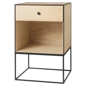 49 Oak Frame Sideboard with 1 Drawer by Lassen