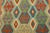 2020s Kilim Rug 4’2” X 5’6” Multicolor Wool Tribal Handwoven Oriental Carpet For Sale - Image 5 of 12