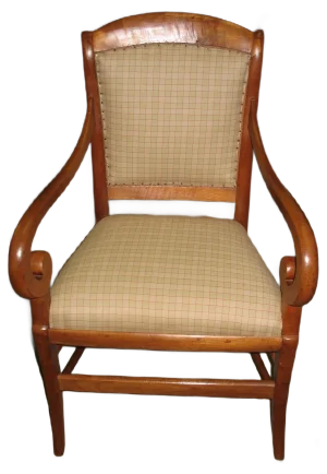 Set of Antique Cherry Wood Armchairs