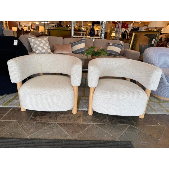 Design Plus Gallery presents a Pair of N-SO3 Lounge Chairs by Norm Architects for Karimoku Case. The charts have a low...