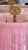 Pink 1960s Chinoiserie Ginger Jar Lamp With Pink and Green Floral Design and Pink Shade For Sale - Image 8 of 10