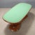 Green Vintage Table in Beech, 1950s For Sale - Image 8 of 11