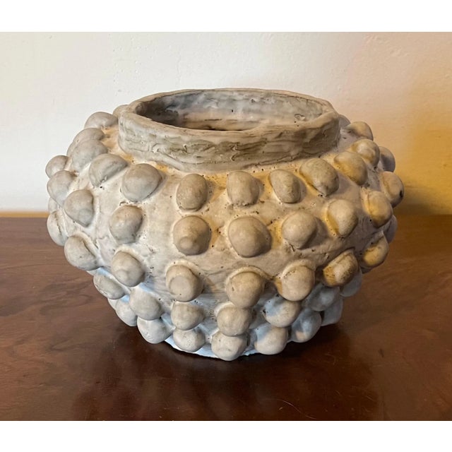 1960's Mid-Century Modern Art Pottery Vase For Sale - Image 9 of 11