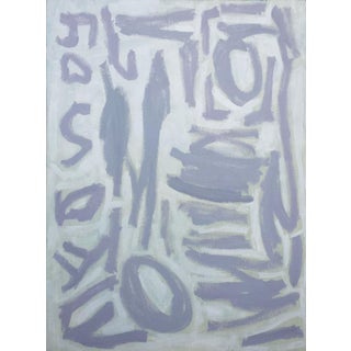 Susie Kate "Gray and White Abstract" Painting For Sale