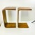 1980s Vintage Italian Style Postmodern Contemporary Teak Bentwood Drinks Table - A Pair For Sale - Image 4 of 13