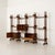Metal Italian Four Bay Free Standing Wall Unit in the style of Gio Ponti, 1970s For Sale - Image 7 of 18