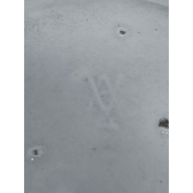 2000 - 2009 French Astier De Villatte Alexandre Soup Plates - Handmade in Paris - a Pair For Sale - Image 5 of 11