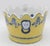 Ceramic Mid 20th Century Yellow and Blue Ceramic Cachepot Planter For Sale - Image 7 of 9
