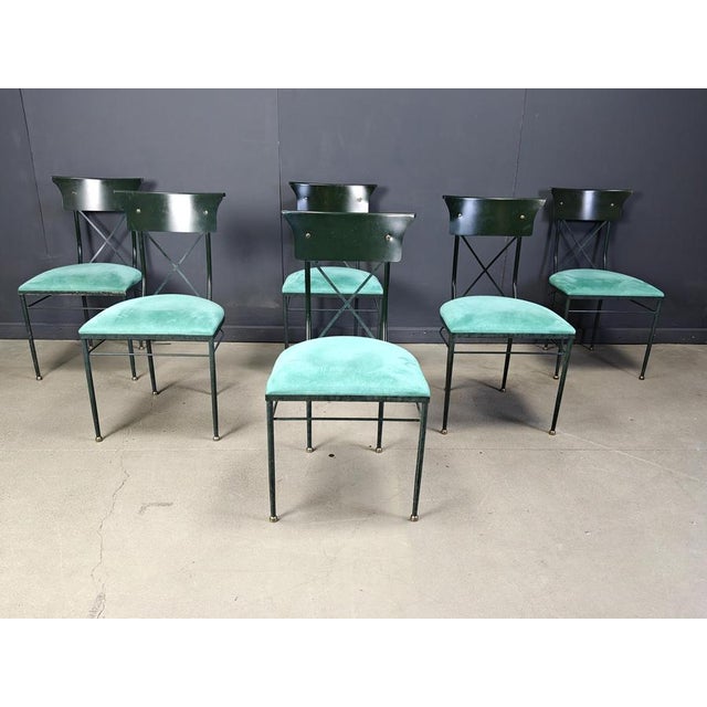 Vintage Dining Chairs from Belgochrom, 1970s, Set of 6 For Sale - Image 10 of 12
