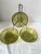 Mid-Century Modern Vintage Mid-Century Modern 1960s Anchor Hocking Avocado Green Glass Bowls- Set of 3 For Sale - Image 3 of 6