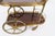 Mid-Century French Walnut and Brass Galleried Drinks Trolley, 1950s For Sale - Image 16 of 18