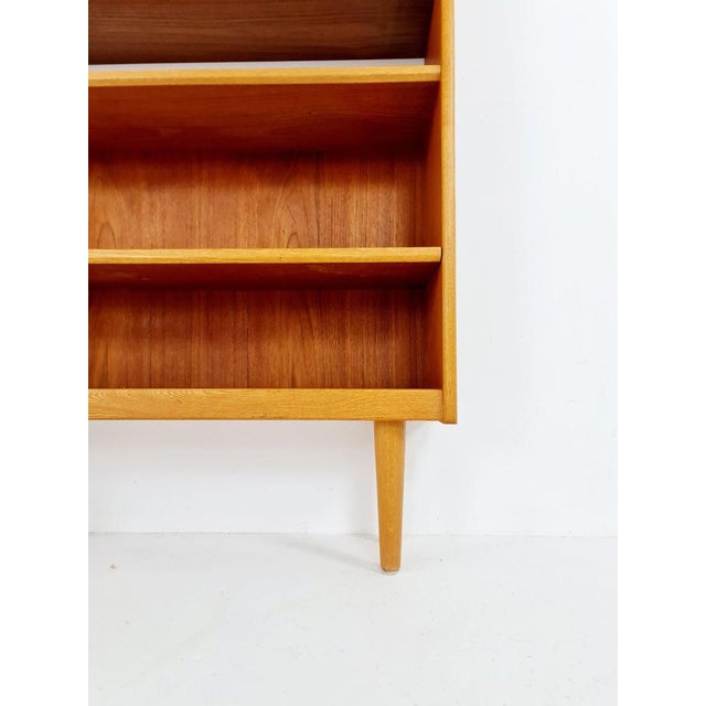 Brown Vintage Danish Freestanding Book Case in Teak by Johannes Sorth, 1960s For Sale - Image 8 of 11