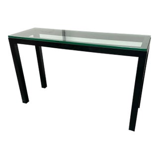 Crate & Barrel Parsons Console Table For Sale