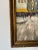 Wood 1960s Vintage Parisian Street Scene Impressionist Oil Painting on Board by Marron For Sale - Image 7 of 11