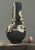1960s Vintage Brutalist Raku Fired Sculptural Vase For Sale - Image 5 of 12