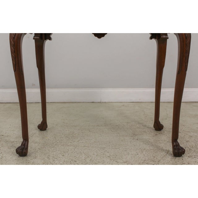 Kindel Irish Georgian Society Mahogany Tea Table For Sale In Philadelphia - Image 6 of 13