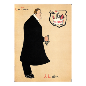 Mid 20th Century J. Leiter by Carlo De Fornaro Reproduction Print