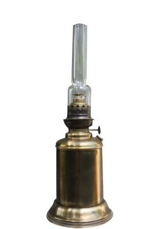 Belgian Brass Gas Lamp