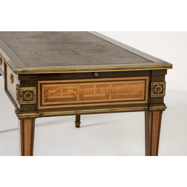 19th century french bureau plat an exceptional quality 19th century french bureau plat with ormolu mounts. this remarkable...