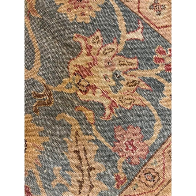 1980s Oushak , 8'2" X 10' For Sale - Image 4 of 5