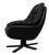 Leather Swivel Chair by H. W. Klein for Bramin, Denmark, 1970s For Sale