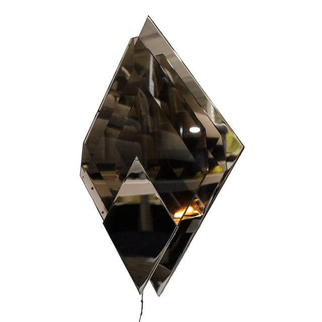 Donghia Donghia Bijou Wall Sconces in Nickel and Smoked Murano Glass - 4 Available For Sale - Image 4 of 12