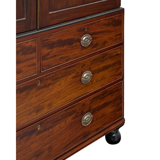 Brown Impressive Double Corps Buffet From England, Circa 1820 For Sale - Image 8 of 9
