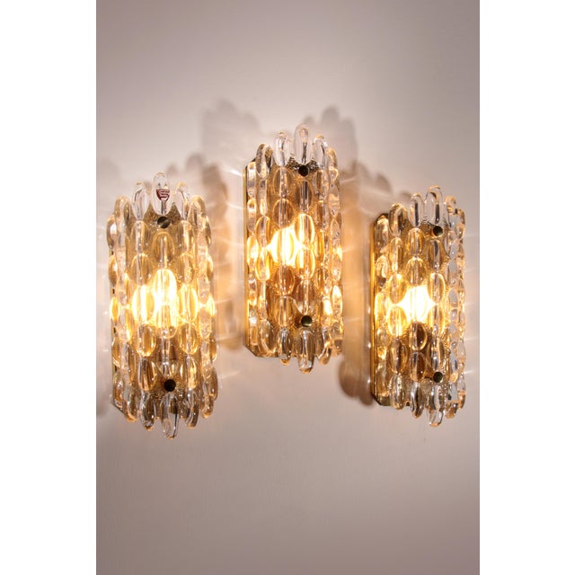 Crystal Waterdrop Wall Lamps by Carl Fagerlund for Orrefors, 1960, Set of 3 For Sale - Image 13 of 13