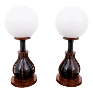 Art Deco Lamps, Poland, 1950s, Set of 2 For Sale