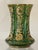 Art Nouveau 1920’s Moser Emerald Glass Vase With Gilt Decoration For Sale - Image 3 of 12