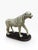 Vintage Hand-Painted Ceramic Leopard Sculpture on Wood Base Cheetah Cat For Sale - Image 4 of 6