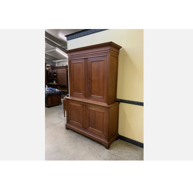 Wood Antique Farmhouse Cabinet, 1880 For Sale - Image 7 of 9