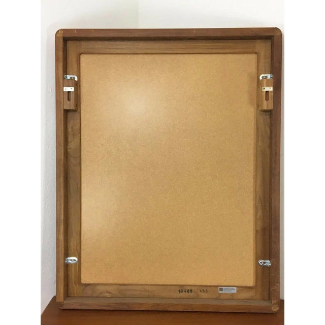 Mid-Century Danish Teak Sideboard Dresser & Mirror For Sale - Image 9 of 13