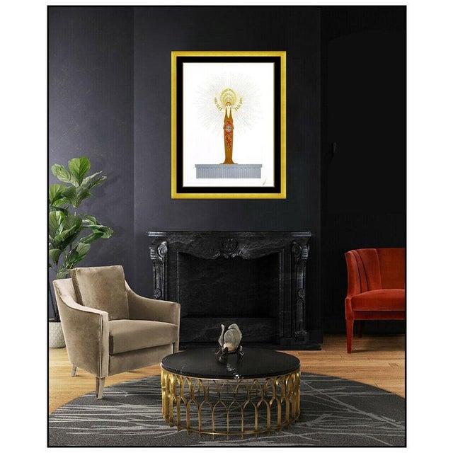 Message us to inquire about custom framing options! (Included for free with every purchase) Romain de Tirtoff, aka Erte,...